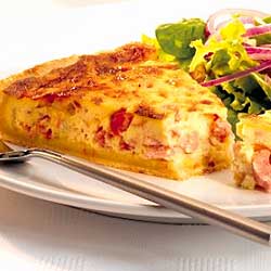 Quiche lorraine Ferme Auberge Les verts paturages